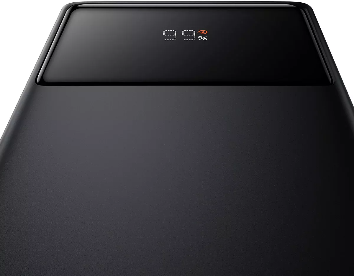 Vanjska baterija Baseus Star Lord, 30000mAh, 22.5W, QC + PD, 1 x USB-C - 2 x USB-A, Crna PPXJ080101