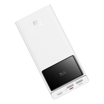 Vanjska baterija Baseus Star Lord, 20000mAh, 30W, QC + PD, 1 x USB-C - 2 x USB-A, Bijela P10022904213-00
