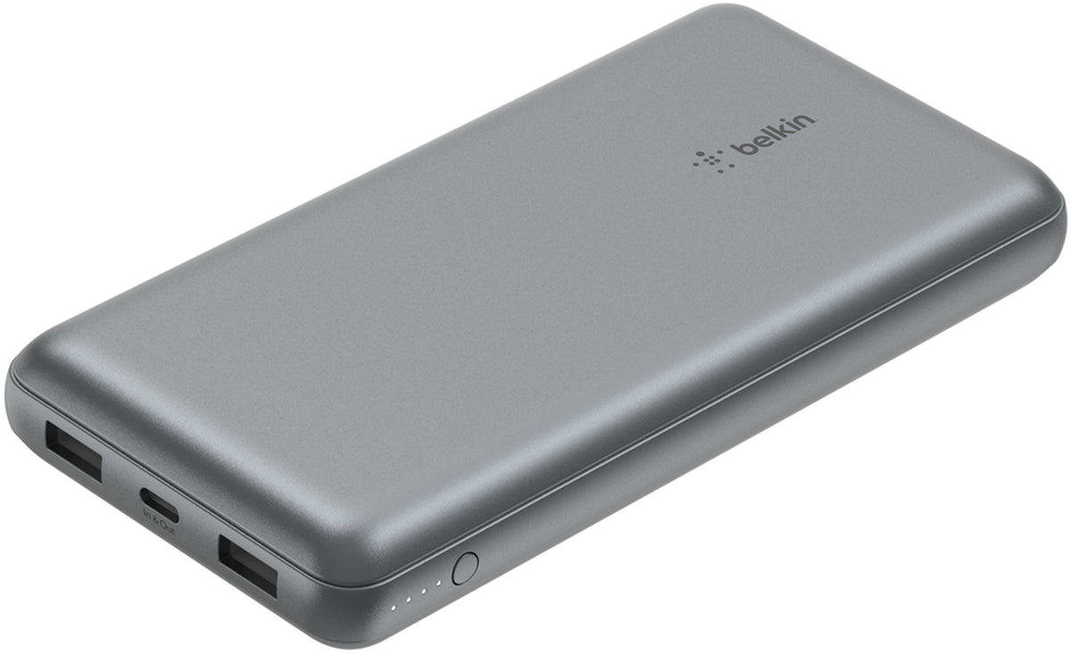 Vanjska baterija Belkin BoostCharge Pro, 20000mAh, 15W, 1 x USB-C - 2 x USB-A, Siva BPB012btGY