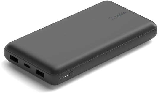 Vanjska baterija Belkin BoostCharge Pro, 20000mAh, 15W, 1 x USB-C - 2 x USB-A, Crna BPB012btBK