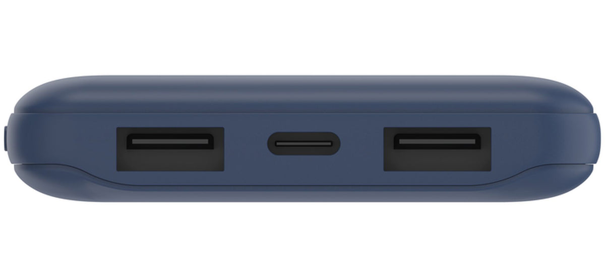 Vanjska baterija Belkin BoostCharge, 10000mAh, 15W, 1 x USB-C - 2 x USB-A, Tamnoplava BPB011btBL