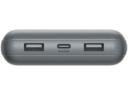 Vanjska baterija Belkin BoostCharge Pro, 20000mAh, 15W, 1 x USB-C - 2 x USB-A, Siva BPB012btGY