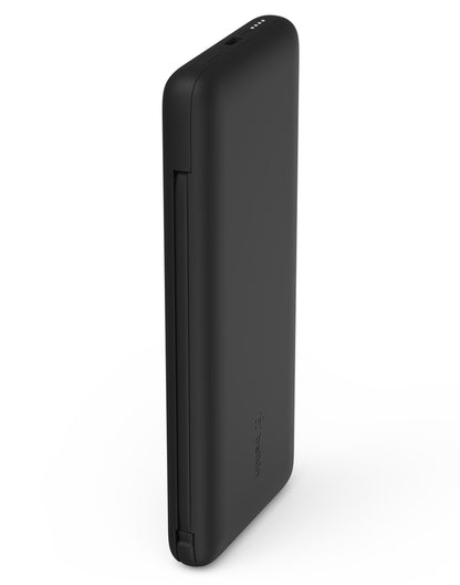 Vanjska baterija Belkin BoostCharge Plus, 10000mAh, 23W, QC + PD, 1 x Lightning - 2 x USB-C, Crna BPB006btBLK