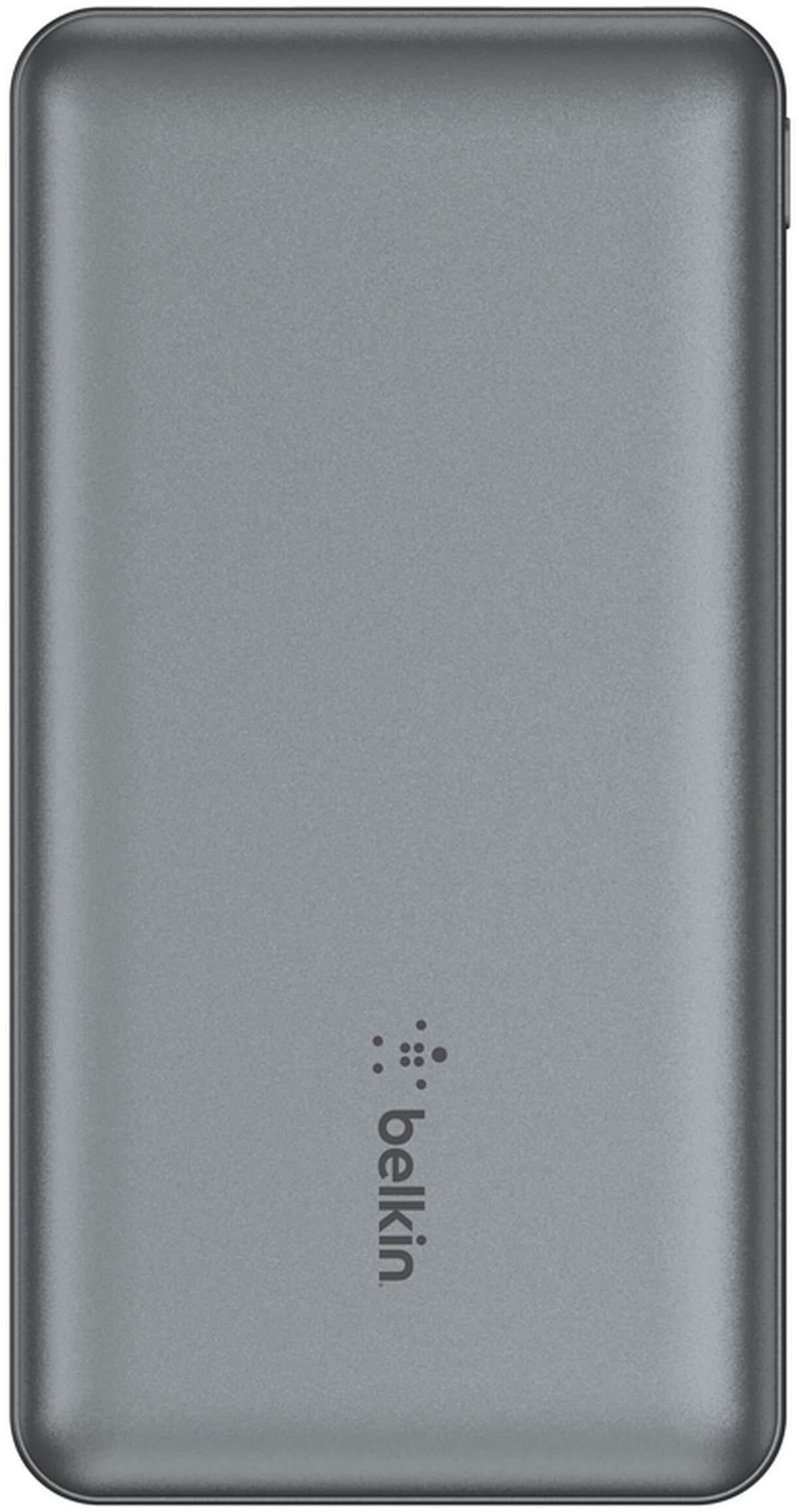 Vanjska baterija Belkin BoostCharge, 10000mAh, 15W, 1 x USB-C - 2 x USB-A, Siva BPB011btGY