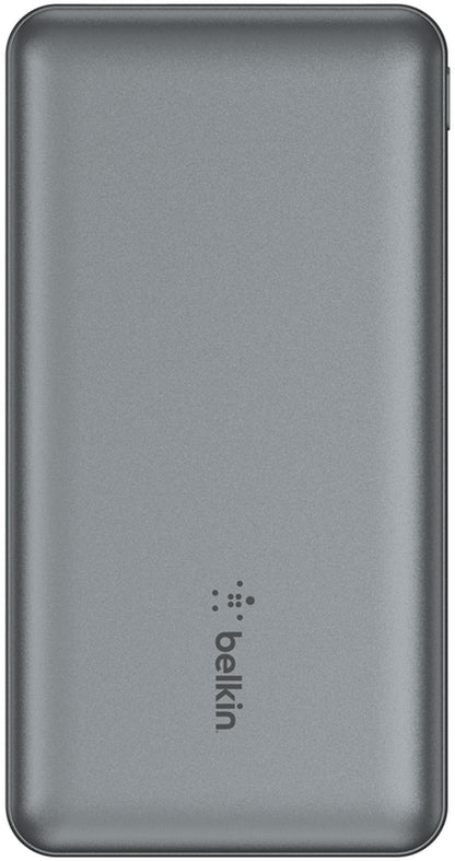 Vanjska baterija Belkin BoostCharge, 10000mAh, 15W, 1 x USB-C - 2 x USB-A, Siva BPB011btGY