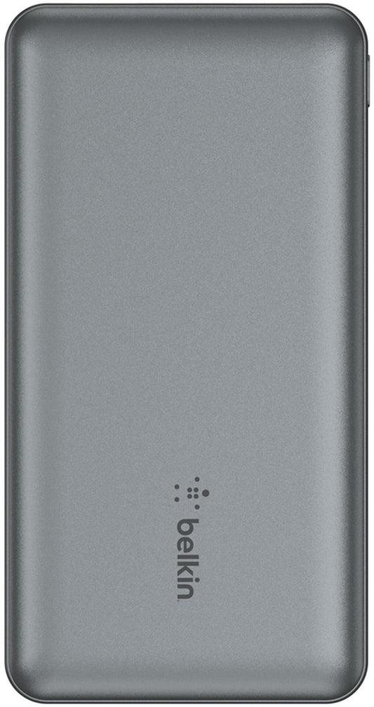 Vanjska baterija Belkin BoostCharge, 10000mAh, 15W, 1 x USB-C - 2 x USB-A, Siva BPB011btGY