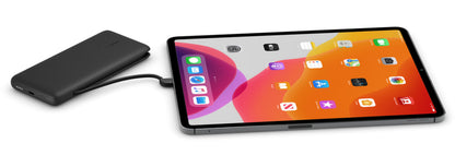 Vanjska baterija Belkin BoostCharge Plus, 10000mAh, 23W, QC + PD, 1 x Lightning - 2 x USB-C, Crna BPB006btBLK
