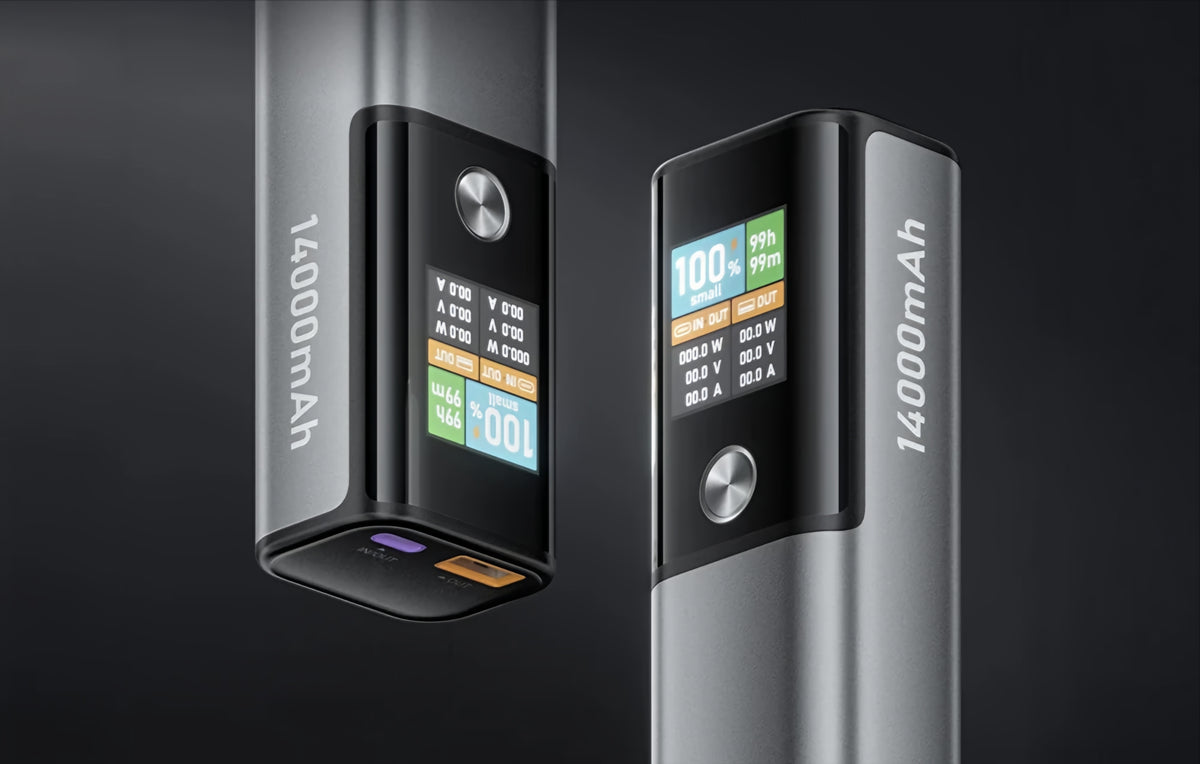 Vanjska baterija BlitzWolf BW-P23, 14000mAh, 100W, QC + PD, 1 x USB-A - 1 x USB-C, Siva