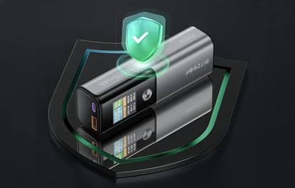 Vanjska baterija BlitzWolf BW-P23, 14000mAh, 100W, QC + PD, 1 x USB-A - 1 x USB-C, Siva