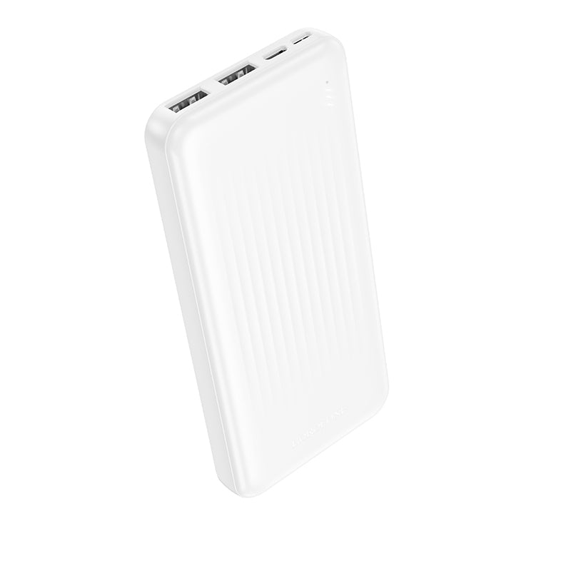 Vanjska baterija Borofone BJ78 Clever, 10000mAh, 10W, 2 x USB-A, Bijela
