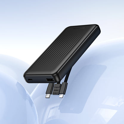 Vanjska baterija Borofone BJ79 Clever, 10000mAh, 10W, 1 x Lightning - 1 x USB-A - 1 x USB-C, Crna