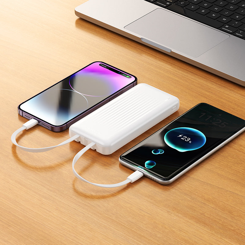 Vanjska baterija Borofone BJ79 Clever, 10000mAh, 10W, 1 x Lightning - 1 x USB-A - 1 x USB-C, Crna