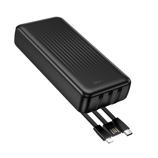 Vanjska baterija Borofone BJ79 Clever, 20000mAh, 10W, 1 x Lightning - 1 x USB-A - 1 x USB-C, Crna