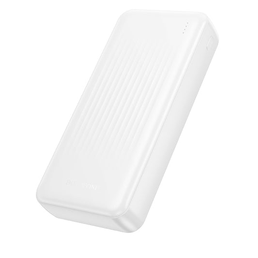 Vanjska baterija Borofone BJ80A Clever, 20000mAh, 22.5W, QC + PD, 1 x USB-C - 2 x USB-A, Bijela