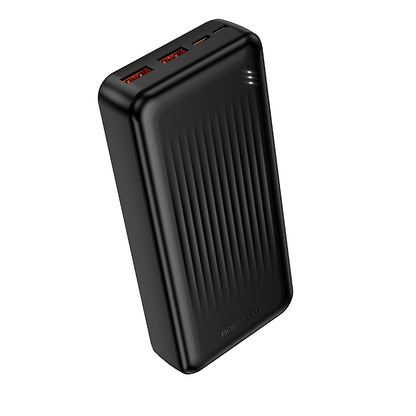Vanjska baterija Borofone BJ80A Clever, 20000mAh, 22.5W, QC + PD, 1 x USB-C - 2 x USB-A, Crna