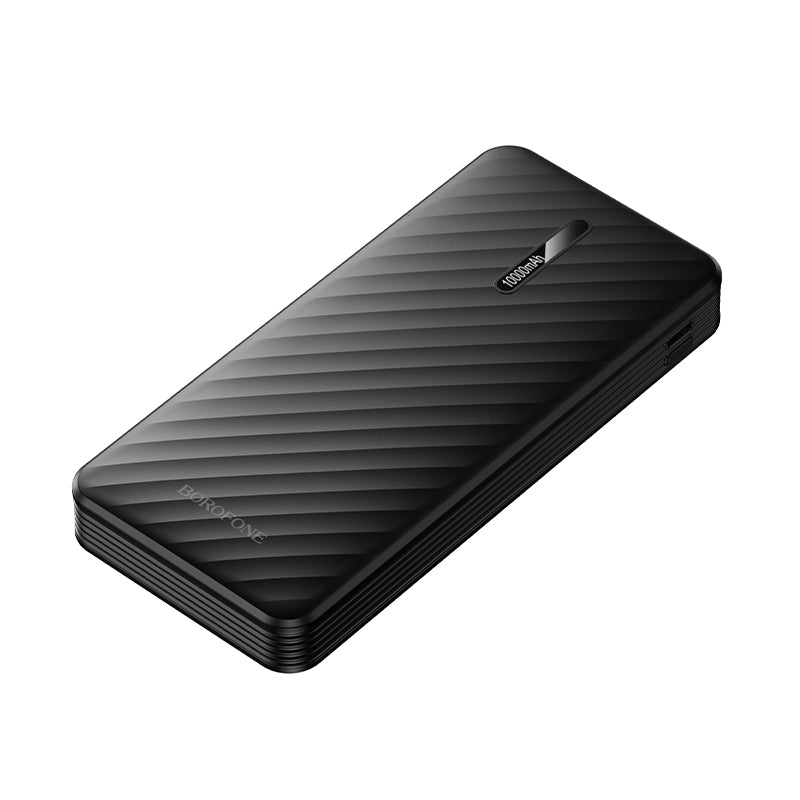 Vanjska baterija Borofone BJ84 Smooth, 10000mAh, 10W, 1 x Lightning - 1 x microUSB - 1 x USB-A - 1 x USB-C, Crna