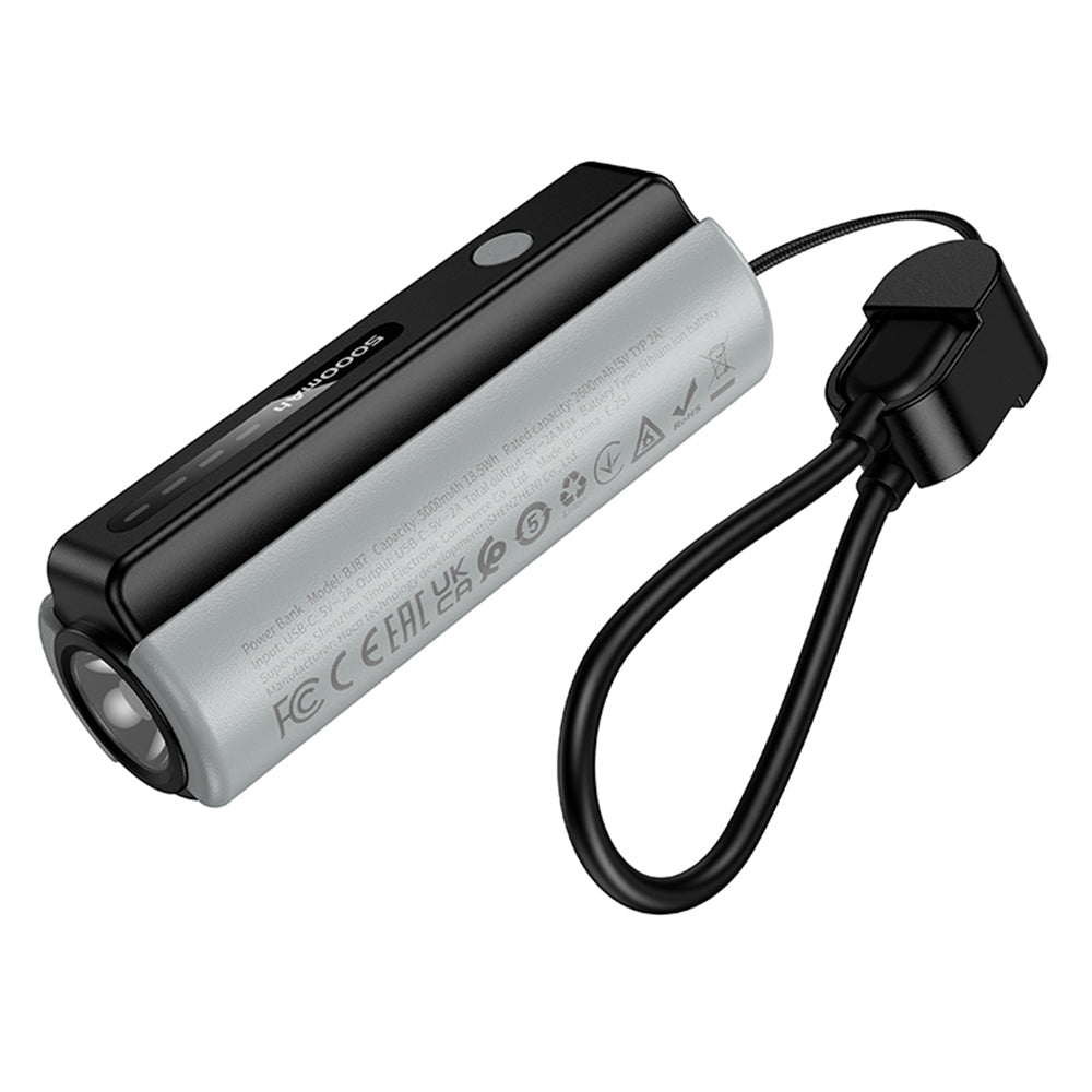 Vanjska baterija Borofone BJ87 Star, 5000mAh, 10W, 1 x USB-C, Siva