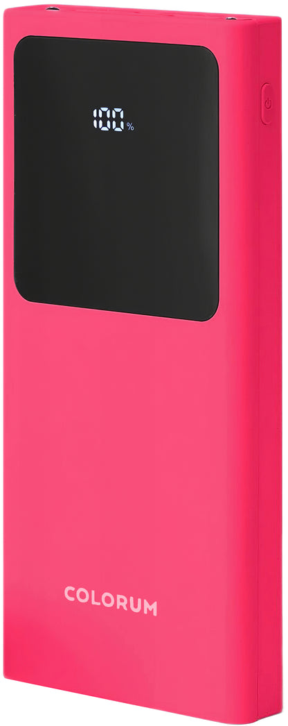 Vanjska baterija Colorum CPB10-02, 10000mAh, 10W, 2 x USB-A, Magenta
