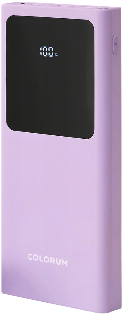 Vanjska baterija Colorum CPB10-02, 10000mAh, 10W, 2 x USB-A, Ljubičasta