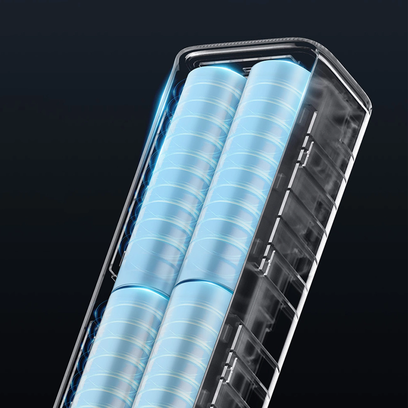 Vanjska baterija Cuktech, 10000mAh, 150W, QC + PD, 1 x USB-A - 1 x USB-C, Crna CKPB100PGLBL