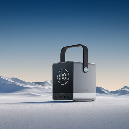 Vanjska baterija Cuktech, 40000mAh, 300W, QC + PD + FQI, 1 x QI - 2 x USB-A - 2 x USB-C, Crna