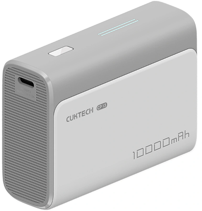 Vanjska baterija Cuktech CP13, 10000mAh, 30W, QC + PD, 1 x USB-A - 1 x USB-C, Siva