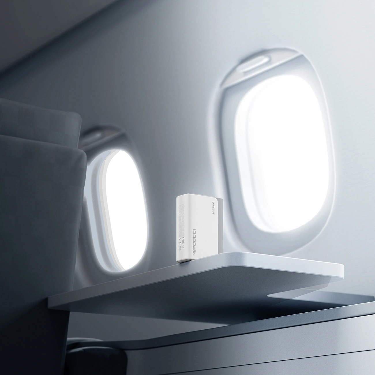 Vanjska baterija Cuktech CP13, 10000mAh, 30W, QC + PD, 1 x USB-A - 1 x USB-C, Siva