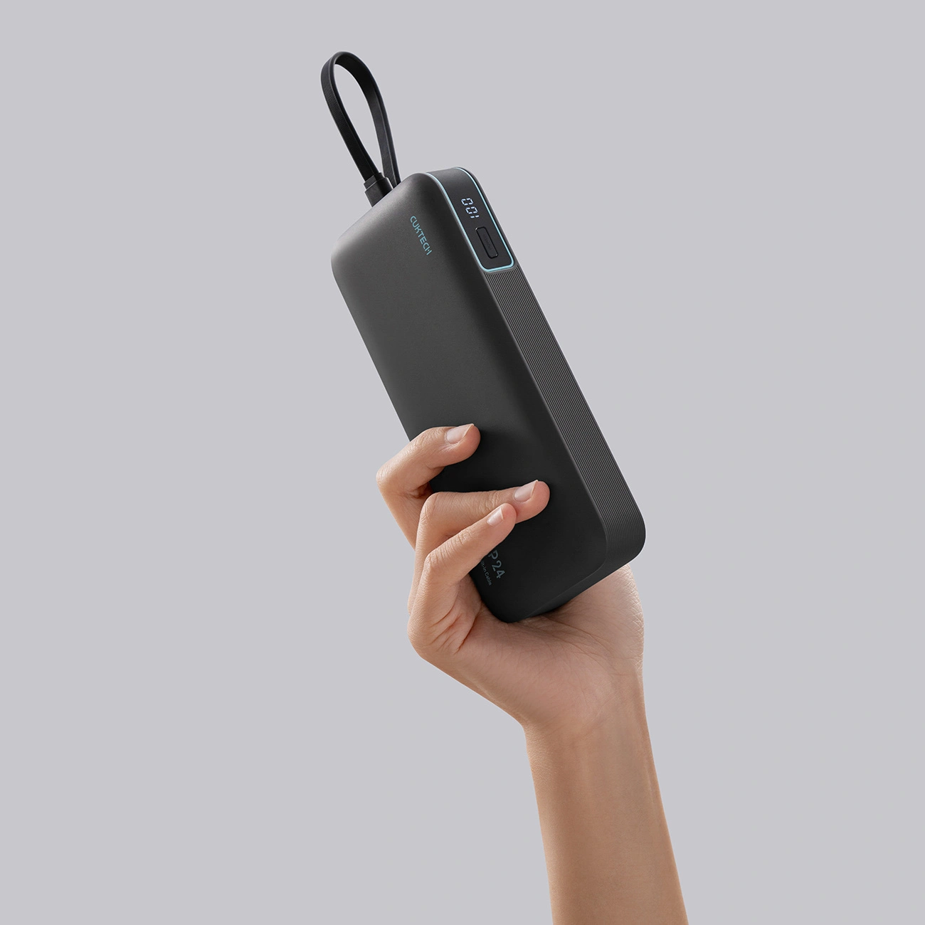 Vanjska baterija Cuktech LPB200N, 20000mAh, 40W, QC + PD, 1 x USB-A - 2 x USB-C, Crna