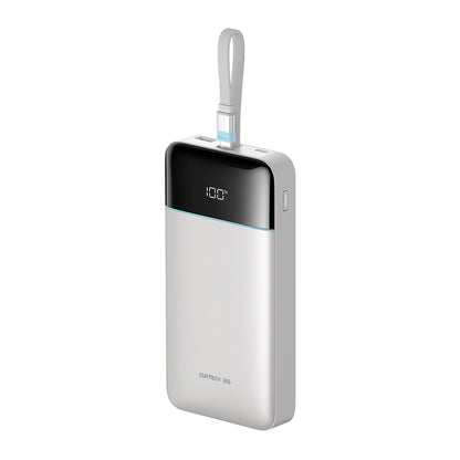 Prijenosna baterija Cuktech LPB252N, 25000 mAh, 120 W, QC + PD, 1 × USB-A – 2 × USB-C, bijela