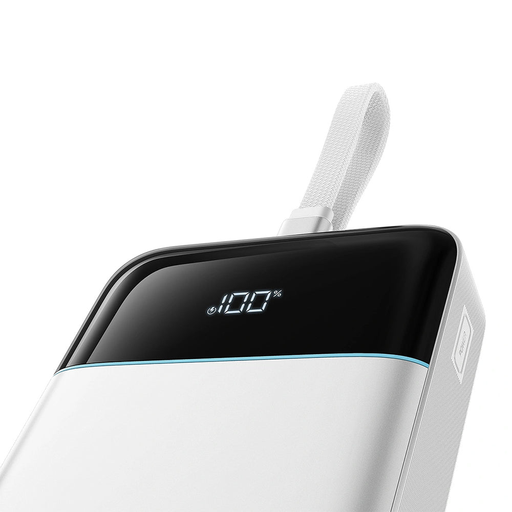 Prijenosna baterija Cuktech LPB252N, 25000 mAh, 120 W, QC + PD, 1 × USB-A – 2 × USB-C, bijela