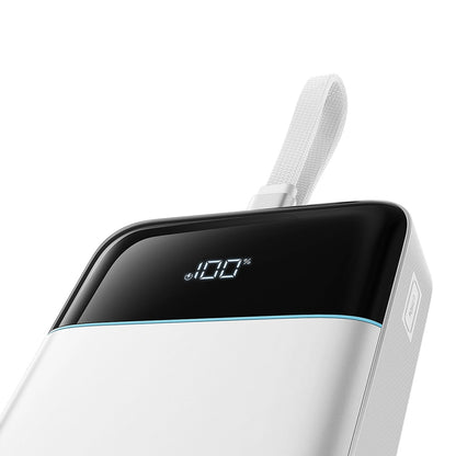 Prijenosna baterija Cuktech LPB252N, 25000 mAh, 120 W, QC + PD, 1 × USB-A – 2 × USB-C, bijela
