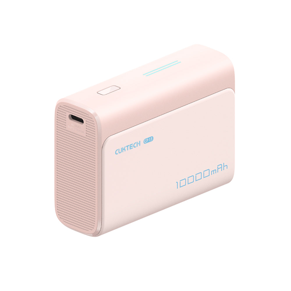 Vanjska baterija Cuktech CP13, 10000mAh, 30W, QC + PD, 1 x USB-A - 1 x USB-C, Roza CUK0PB100DPK