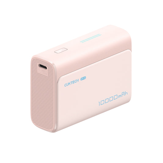 Vanjska baterija Cuktech CP13, 10000mAh, 30W, QC + PD, 1 x USB-A - 1 x USB-C, Roza CUK0PB100DPK
