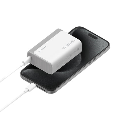Vanjska baterija Cuktech CP13, 10000mAh, 30W, QC + PD, 1 x USB-A - 1 x USB-C, Roza CUK0PB100DPK