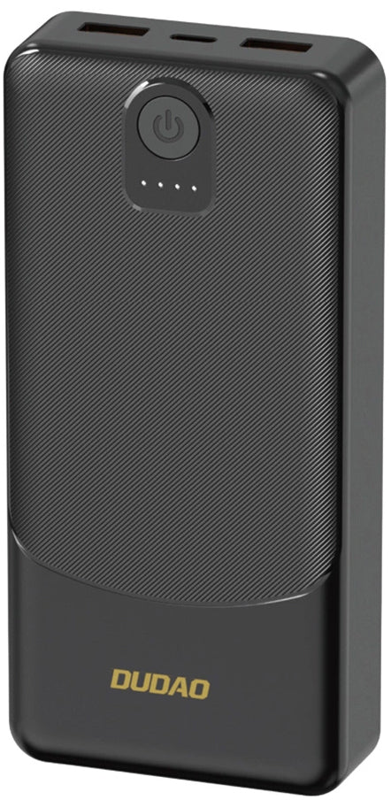 Vanjska baterija Dudao K10, 10000mAh, 12W, 2 x USB-A, Crna