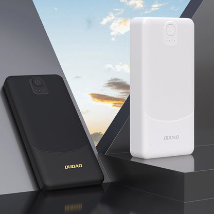 Vanjska baterija Dudao K10, 10000mAh, 12W, 2 x USB-A, Crna