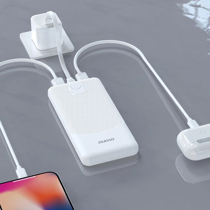 Vanjska baterija Dudao K10, 10000mAh, 12W, 2 x USB-A, Crna