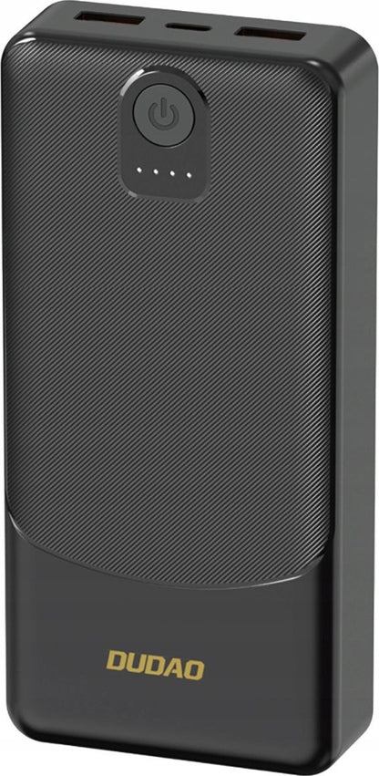 Vanjska baterija Dudao K10Pro, 20000mAh, 12W, 2 x USB-A, Crna