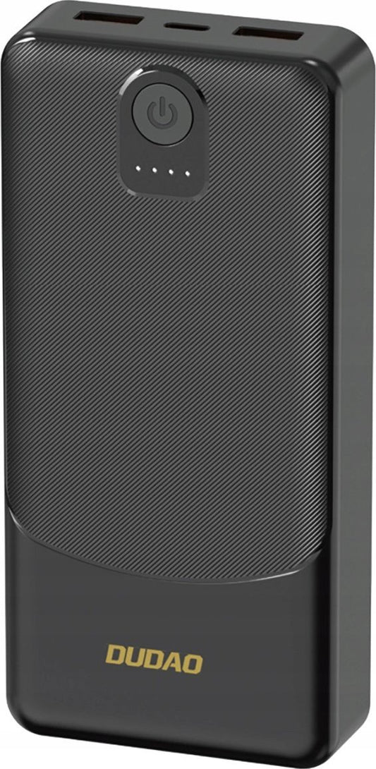Vanjska baterija Dudao K10Pro, 20000mAh, 12W, 2 x USB-A, Crna