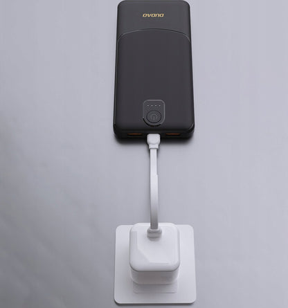 Vanjska baterija Dudao K10Pro, 20000mAh, 12W, 2 x USB-A, Crna