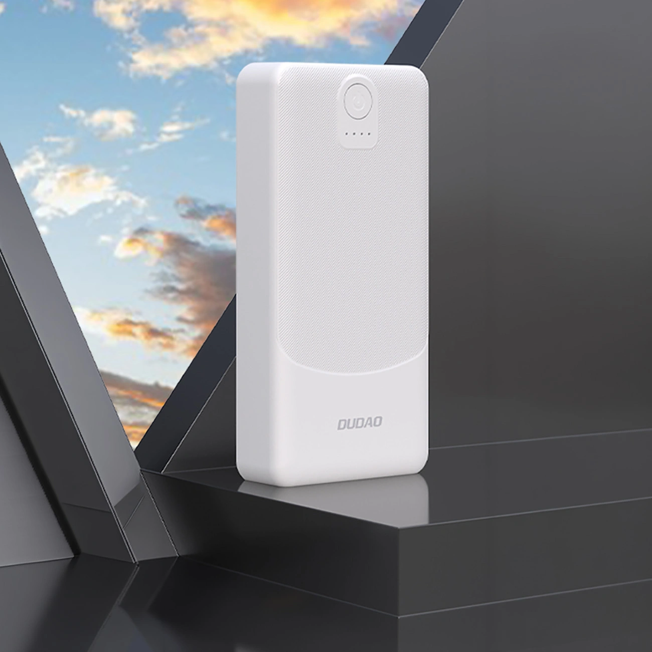 Vanjska baterija Dudao K10Pro, 20000mAh, 12W, 2 x USB-A, Bijela