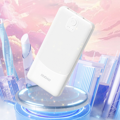 Vanjska baterija Dudao K10Pro, 20000mAh, 12W, 2 x USB-A, Bijela