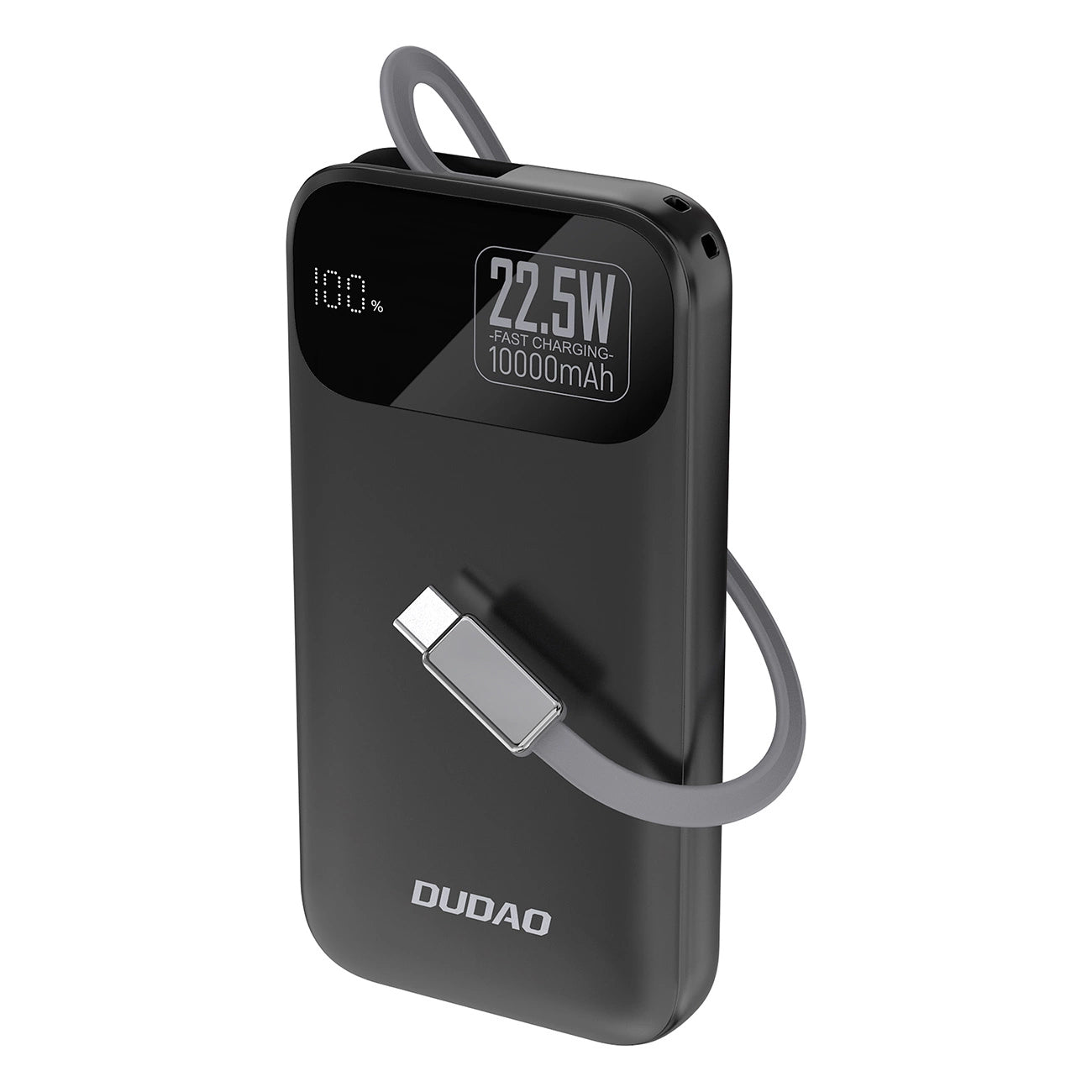 Vanjska baterija Dudao K31, 10000mAh, 22.5W, PD, 2 x USB-C, Crna