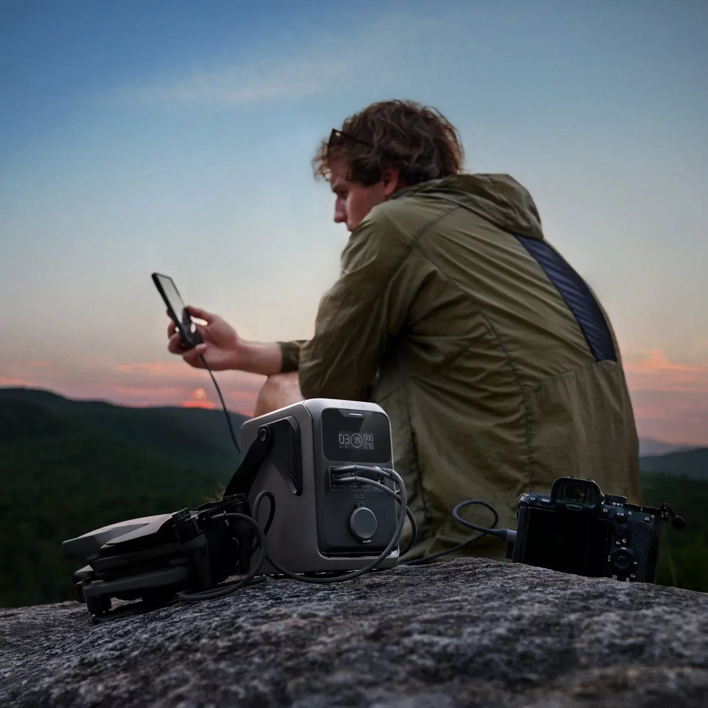 Vanjska baterija EcoFlow Trail 200, 60000mAh, 220W, PD, 2 x USB-A - 2 x USB-C, Crna EF-TRAIL200-N