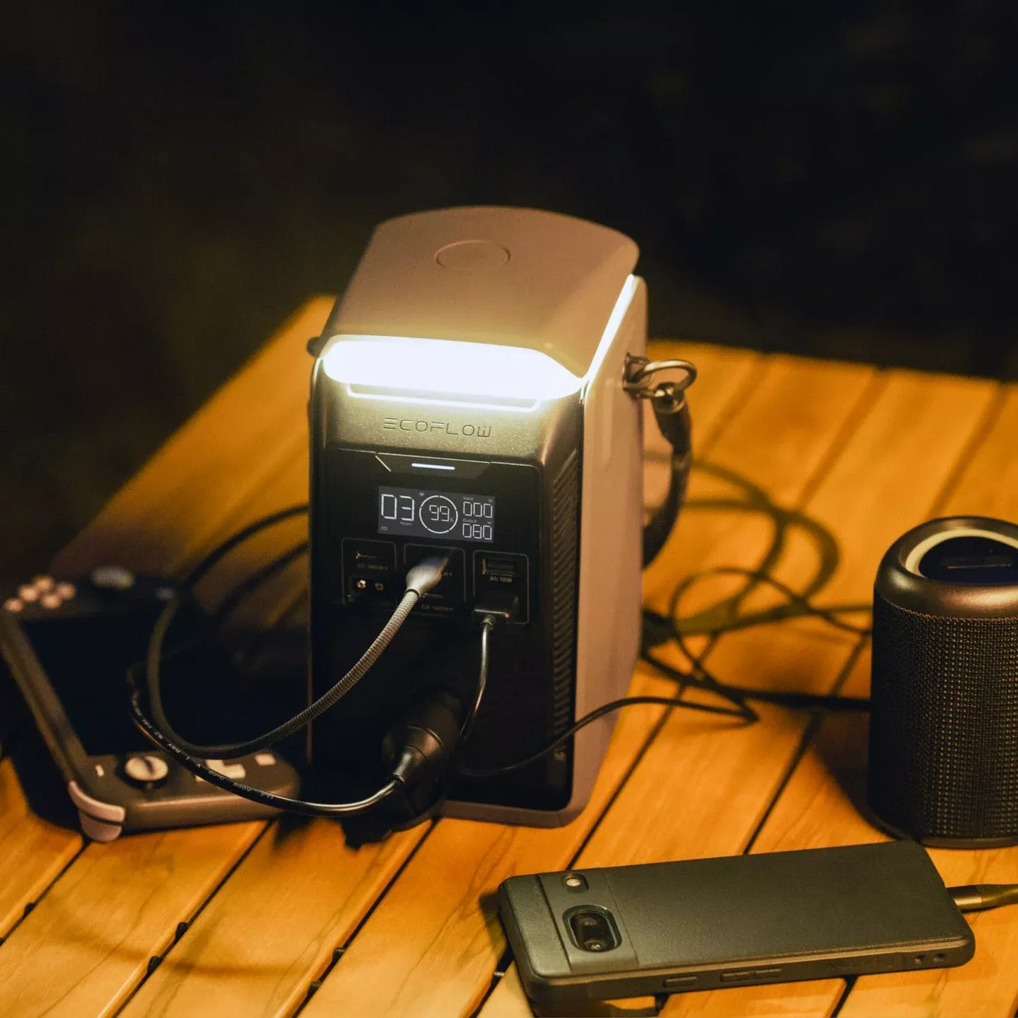 Vanjska baterija EcoFlow Trail 200, 60000mAh, 220W, PD, 2 x USB-A - 2 x USB-C, Crna EF-TRAIL200-N
