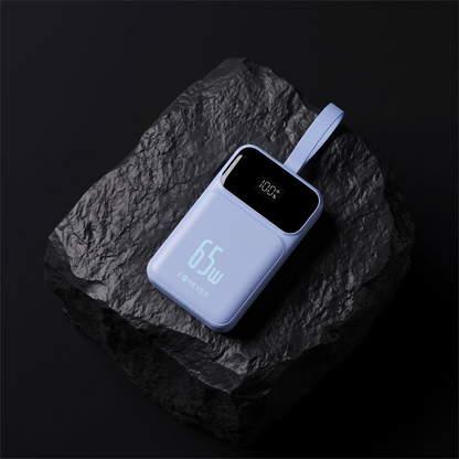 Vanjska baterija Forever Vibe-TB65, 20000mAh, 65W, QC + PD, 2 x USB-A - 2 x USB-C, Plava