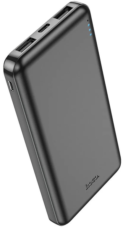 Vanjska baterija HOCO J100, 10000mAh, 10W, 2 x USB-A, Crna