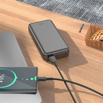 Vanjska baterija HOCO J100A, 20000mAh, 10W, 2 x USB-A, Crna