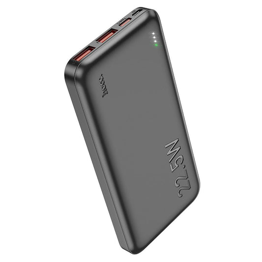 Vanjska baterija HOCO J101, 10000mAh, 22.5W, QC + PD, 1 x USB-C - 2 x USB-A, Crna