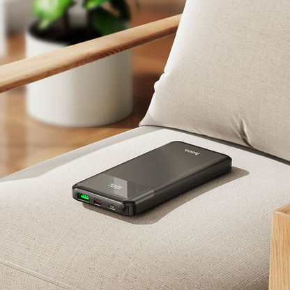 Vanjska baterija HOCO J102, 10000mAh, 20W, QC + PD, 1 x USB-A - 1 x USB-C, Crna